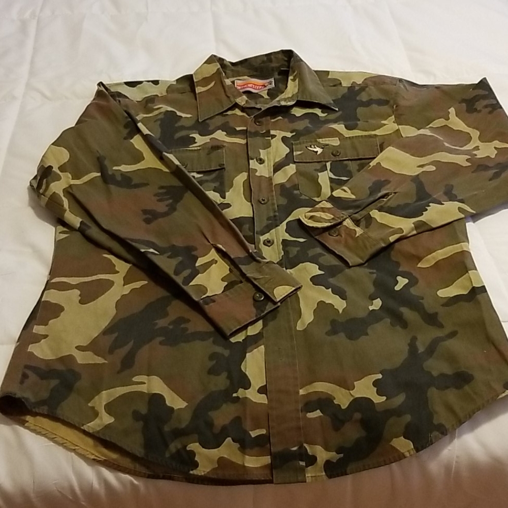 Winchester Camouflage Button Down Shirt